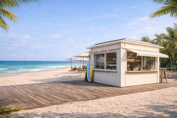 Seaside Retail Spaces: Kiosk Designs for Coastal Businesses