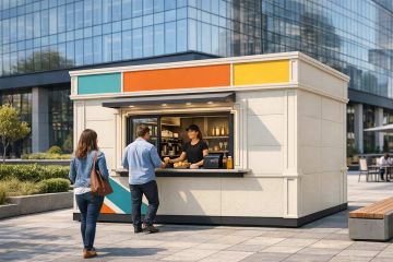 Customizable Facades for Prefabricated Retail Kiosks
