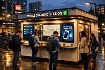 Mobile Charging Stations as Future Kiosks