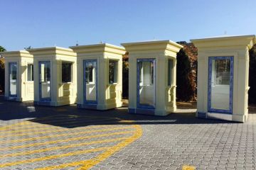 Prefab Security Booths for Parking Areas and Garages
