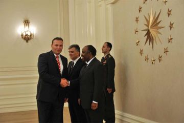 Karmod was invited to the presidential Pavilion