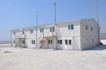 Construction Site Cabin in Russia