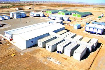 prefab labour-camp construction