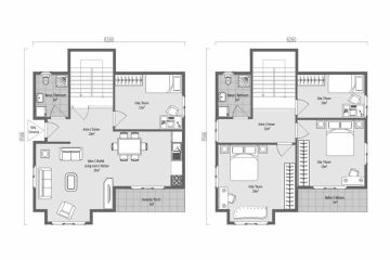 Double Storey Prefab Houses Plans
