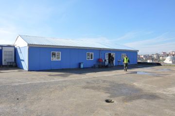 Modular Kitchen and Dining Hall Design