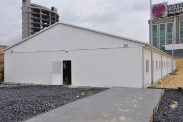 Modular Kitchen and Dining Hall Design