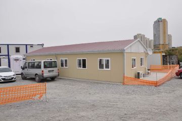 Modular Kitchen and Dining Hall Design