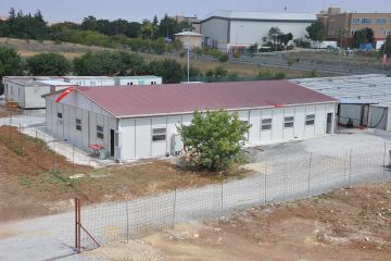 Modular Kitchen and Dining Hall Design