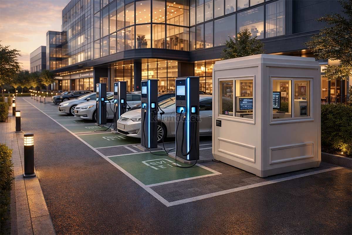 Charging Stations into Modular Kiosks