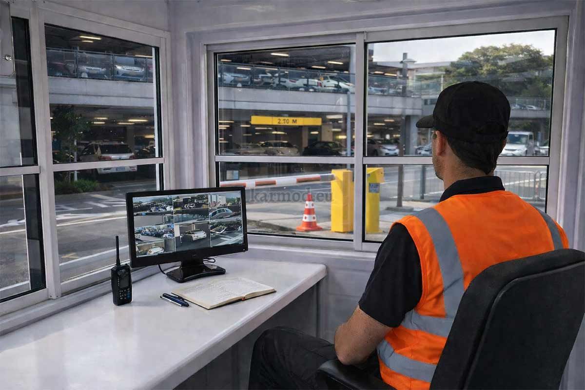 Guard Huts for Parking Lots and Garages