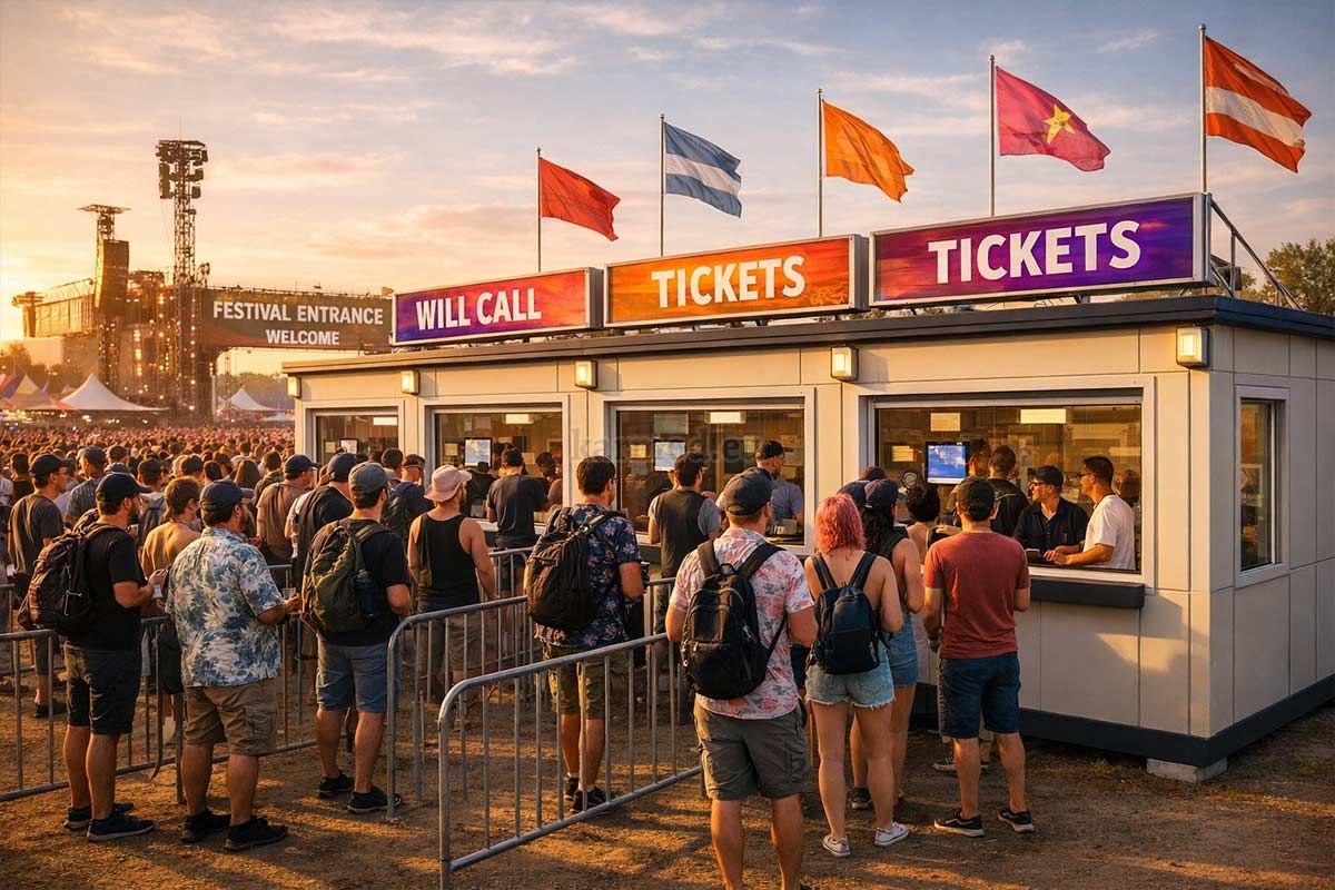 Modular Ticket Booths