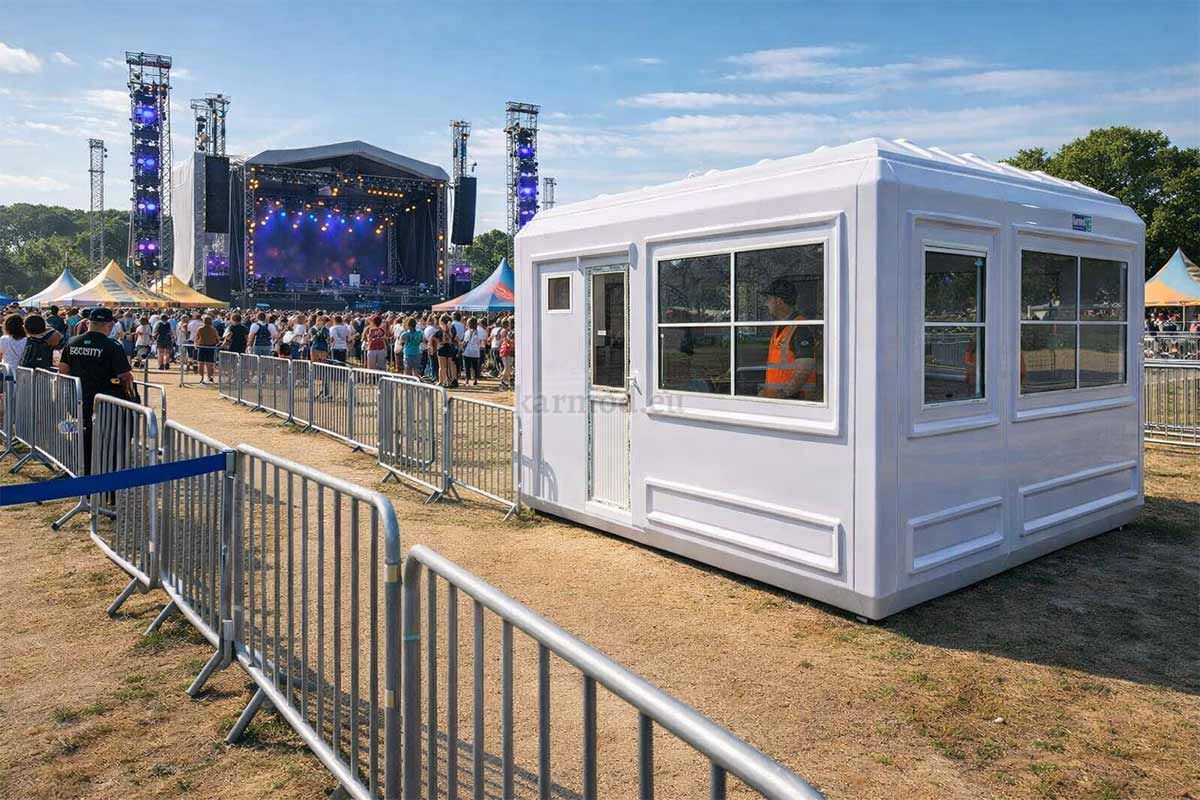 Portable Guard Huts for Events and Festivals