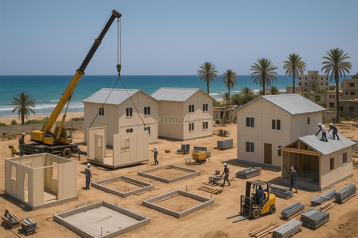 Prefabricated Homes to Gaza