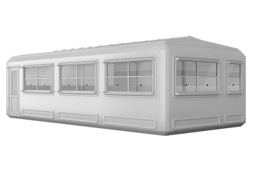 Prefabricated Shelter 390 x 870 cm