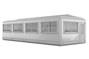 Prefabricated Shelter 390 x 990 cm