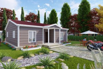 95 m² Steel Frame House