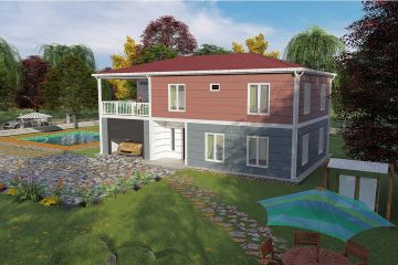 206 m² Steel Frame House