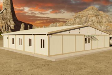 159 m² Worker Container Dormitory