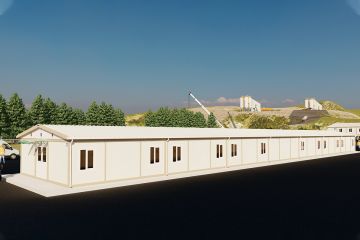 272 m² Worker Container Dormitory
