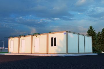 54 m² Container Dining Hall