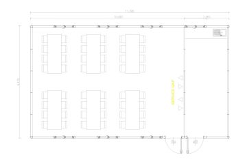 Prefab Dining Hall Plan