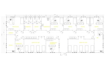 Modular Health Center Design and Plan