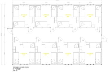 Modular General Accommodation Plan