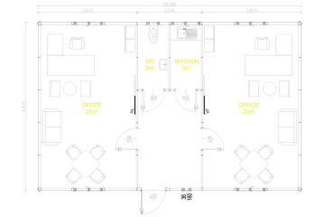 Modular Office Building Plan