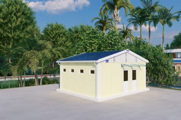 8 Capacity Modular WC & Shower