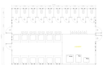 Small Modular Toilet Plan for Sale